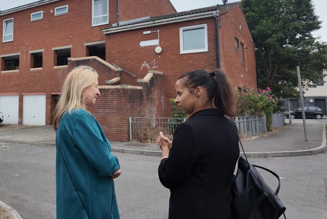 PCC with local councillor Barry