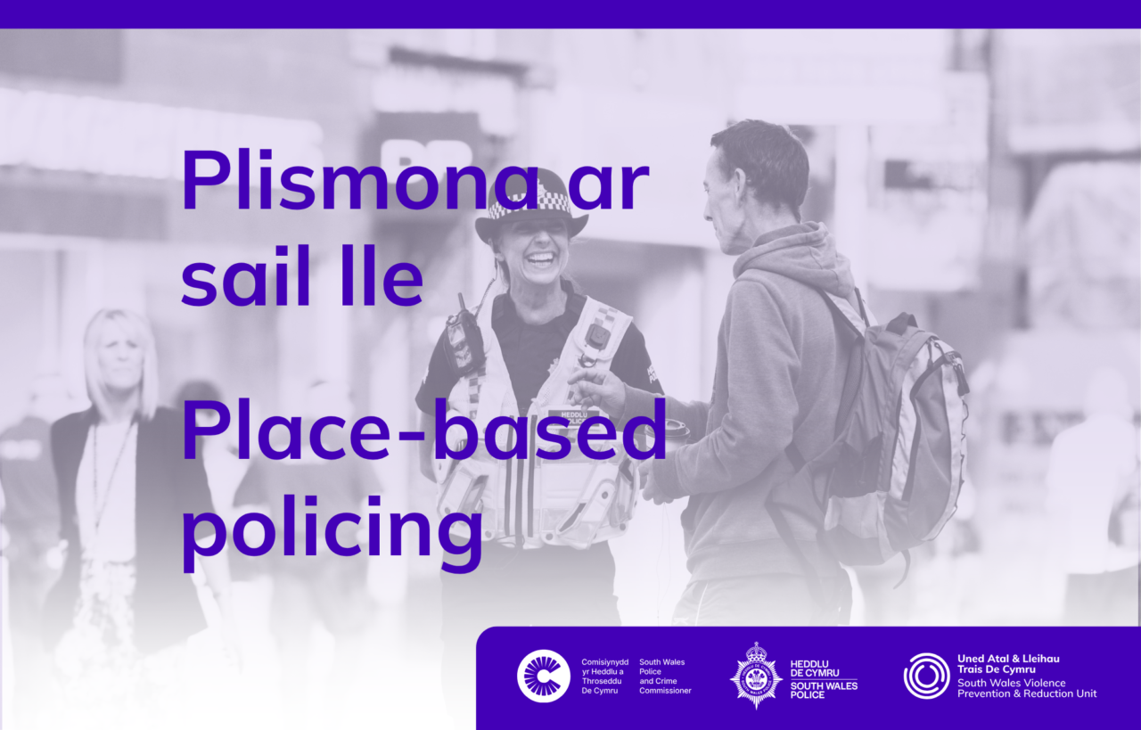 Tudalen deitl Heddlu Yn Seiliedig ar Lleoedd